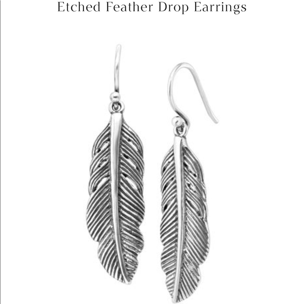 Silpada feather earrings